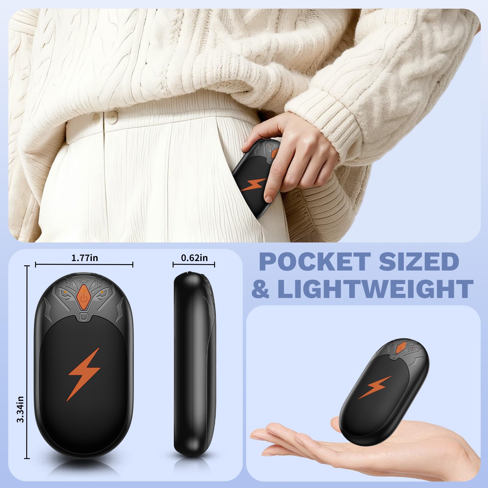 Amazon.com: Hand Warmers Rechargeable 2 Pack, Electric Hand Warmer